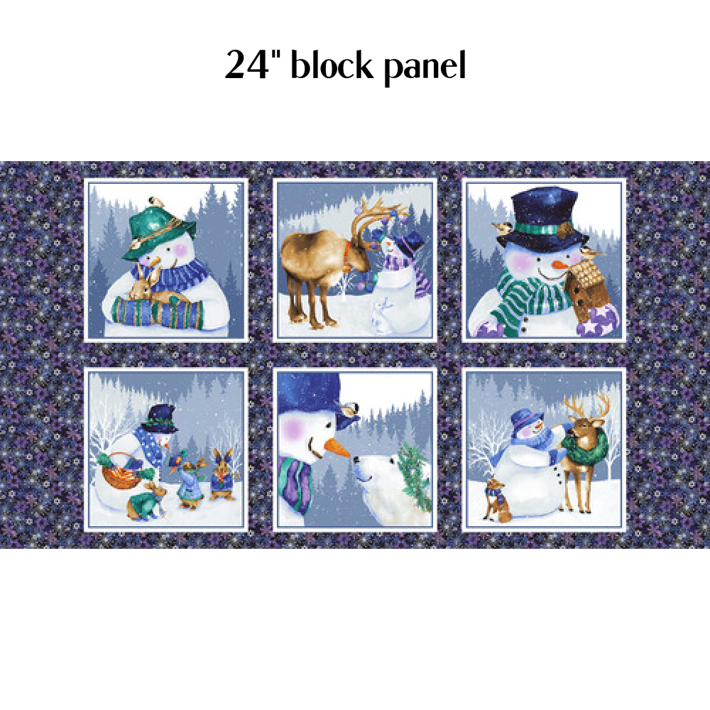 FLURRY FRIENDS BLOCK PANEL