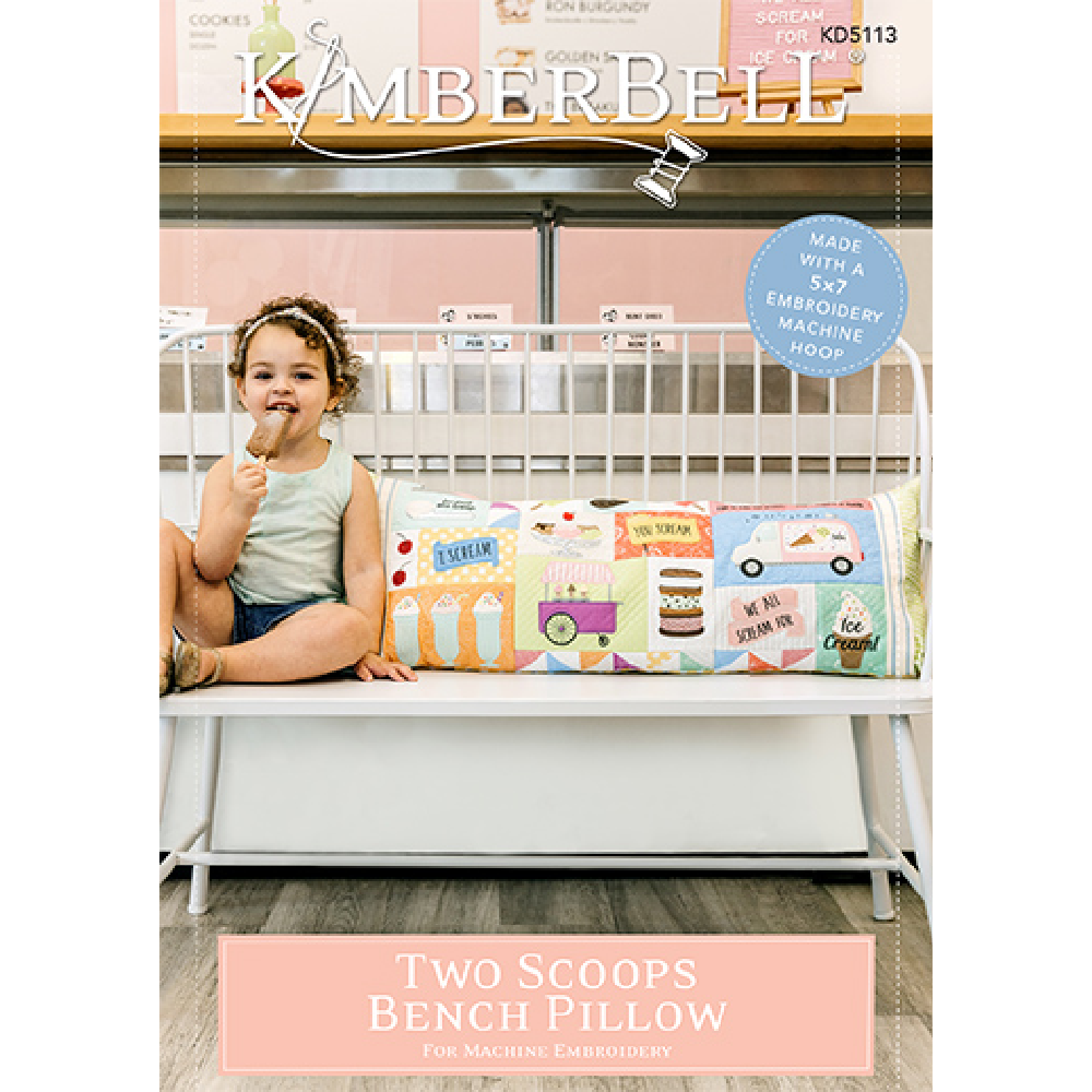 TWO SCOOPS BENCH PILLOW CD