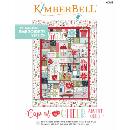 CUP OF CHEER EMBROIDERY PATTERN