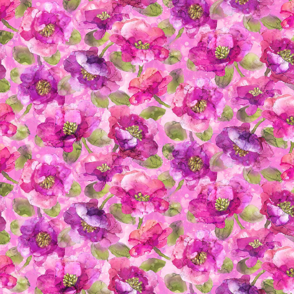 PINK PACKED FLORAL MODERN LOVE