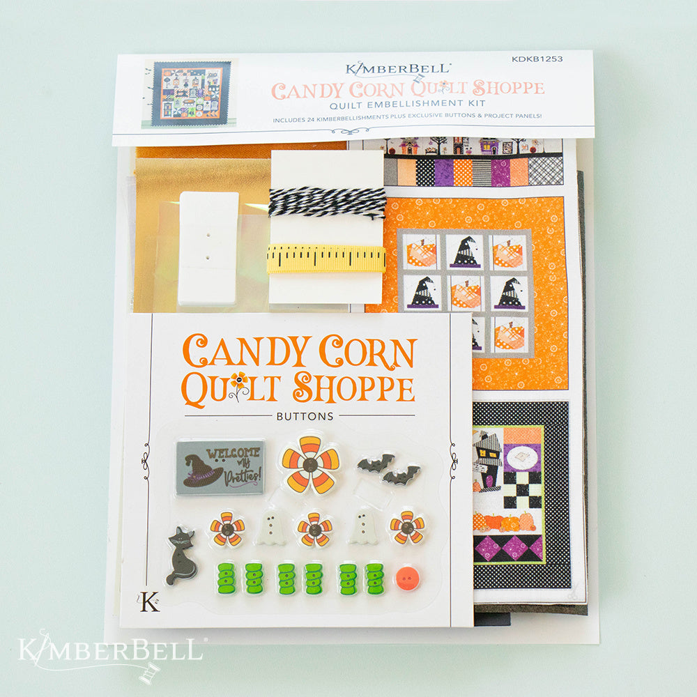 CANDY CORN QUILT SHOP EMBELLISHMENT KIT