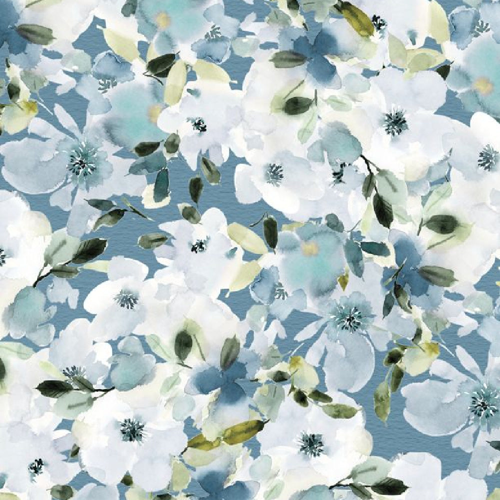 LARGE BLUE FLORAL ENCHANTMENT