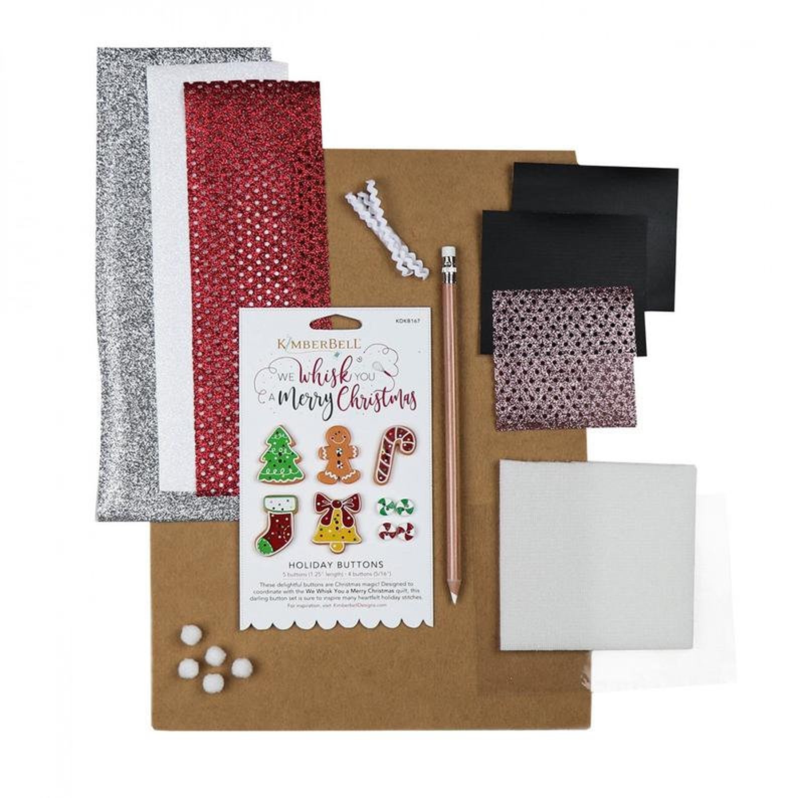 WE WHISK YOU A MERRY CHRISTMAS EMBELLISHMENT KIT