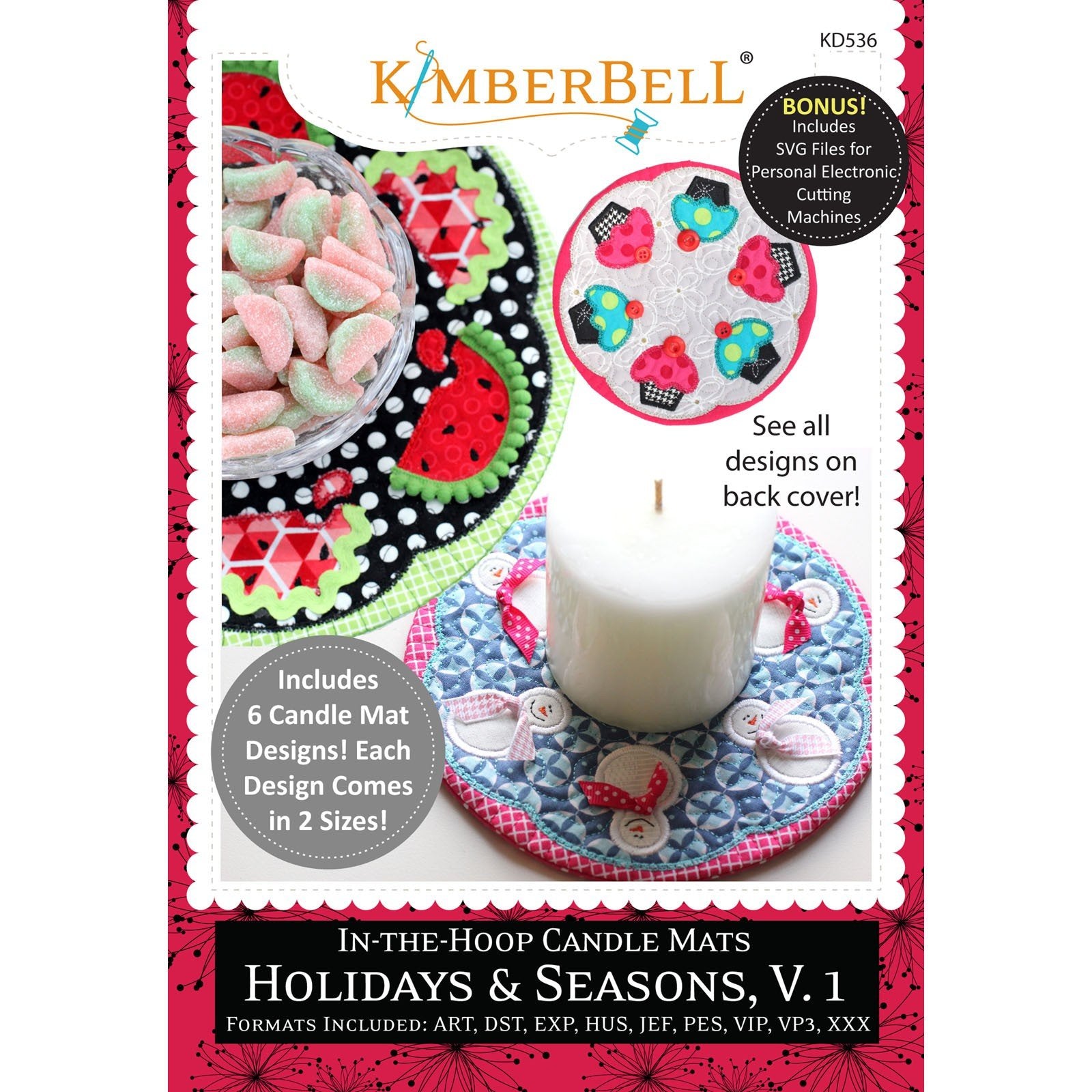 IN-THE-HOOP CANDLE MATS HOLIDAYS & SEASONS, VOL. 1