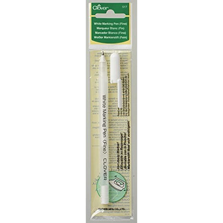 CLOVER WHITE MARKING PEN (FINE)